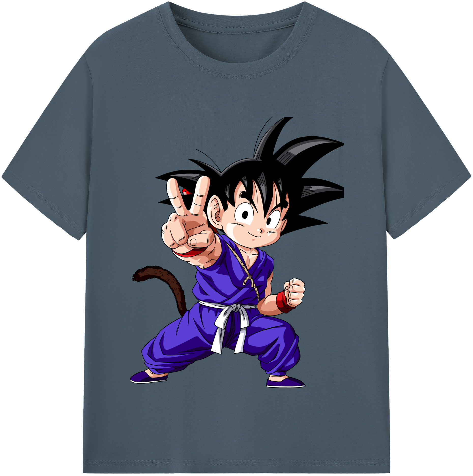 （画像用） ドラゴンボール 孫悟空（そん ごくう）Son Goku カカロット DRAGON BALL Kakarotto 綿100％半袖Tシャツ（フロントプリント）